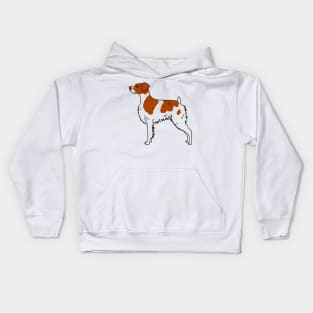 Brittany Dog Kids Hoodie